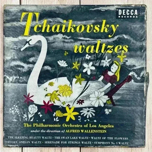 VTG Tchaikovsky Waltzes Los Angeles Philharmonic 3 Used Vinyl Records Sleeves - Picture 1 of 13
